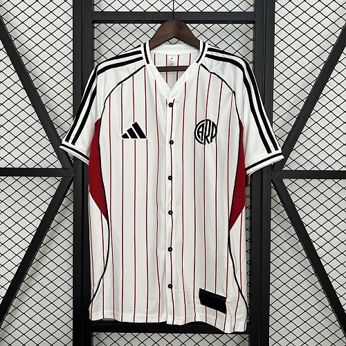 River Plate 2025 River Plate Baseball Jersey S-XXL