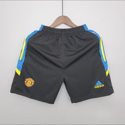 Manchester United 21/22 M. United training suit shorts black and blue S-XXL