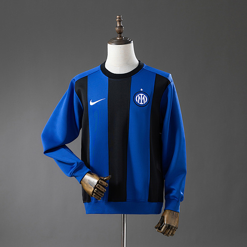 Inter Milan Inter Milan 25/26 Long-sleeved Sweatshirt - Dark Blue & Black M-4XL