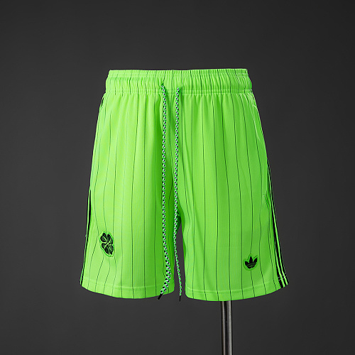 Celtic Celtic Terrace Icons Shorts Fluorescent Green S-XXL