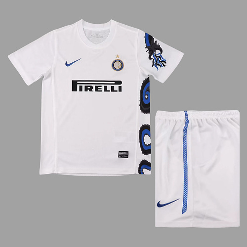 Inter Milan 10/11 Inter Milan Away Kids Retro Soccer Jersey Size 16-28