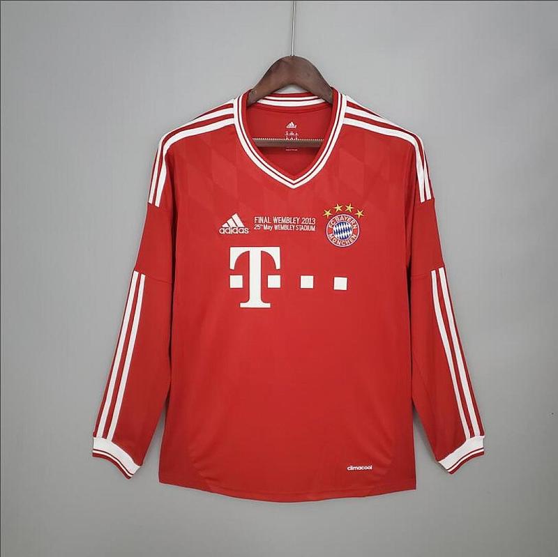 Bayern Munich Retro long sleeve Bayern Munich 13/14 Champions League home S-XXL