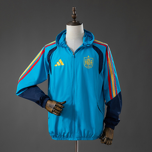 Spain Spain 2026 All Weather Jacket Windbreaker - Blue S-XXL