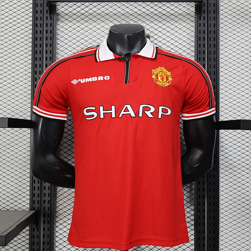Manchester United Retro Player M-U 98/99 Home S-XXL