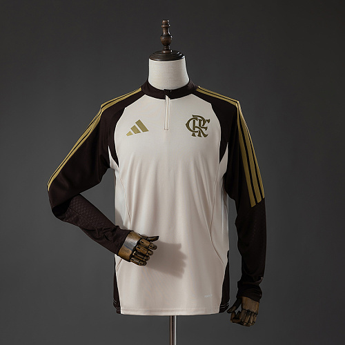 Flamengo Flamengo 26/27 Long Sleeved Training uniform Apricot S-XXL