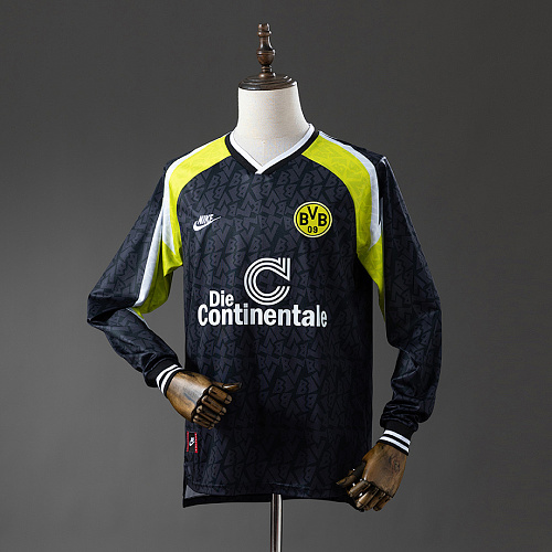 Borussia Dortmund Dortmund 95/96 Away Long Sleeve Retro Jersey S-XXL