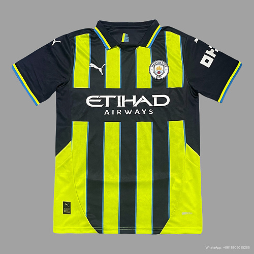 Manchester City 24/25 Manchester City away soccer jersey