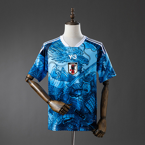 Japan Japan 25/26 Samurai and Blue Dragon Pattern Jersey S-XXL