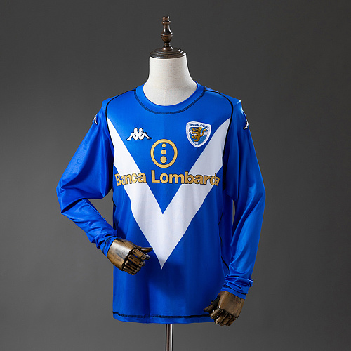 Brescia Calcio Brescia Calcio 2003 Home Long Sleeve Retro Jersey S-XXL