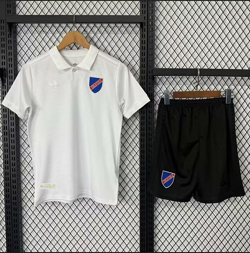 Colo Colo 25/26 Kids Colo Colo 100th Anniversary White size:16-28