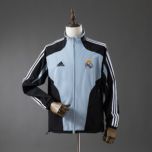 Real Madrid Real Madrid 04/05 Windbreaker - BlackGrey S-XXL