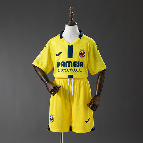 Villarreal Villarreal 25/26 Home Kids Kit Jersey Size 16-28