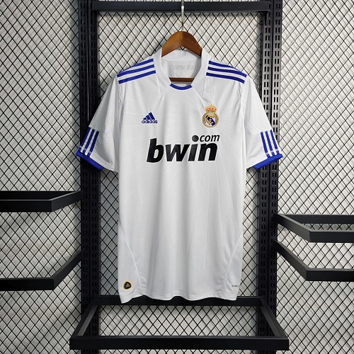 Real Madrid Retro 10-11 Real Madrid Home Size S-XXL