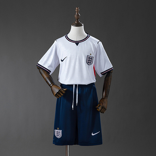 England England 2026 Home Kids Kit Jersey Size 16-28