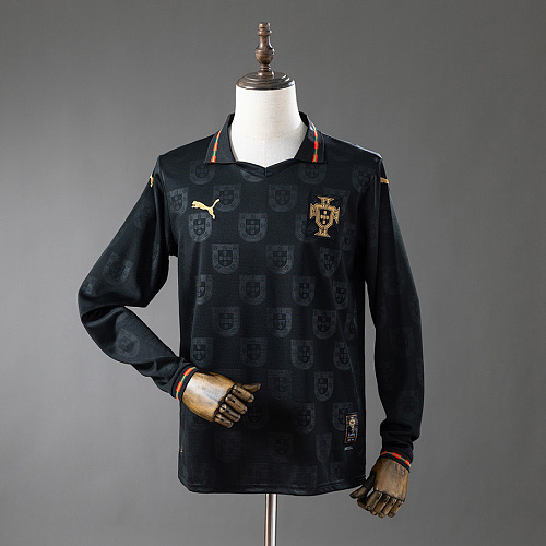 Portugal Portugal 2026 Special Edition - Black Panther Long-Sleeve Jersey S-4XL