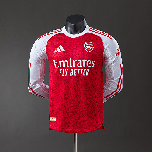Arsenal Arsenal 25/26 Home Long Sleeve Player Version Jersey S-3XL