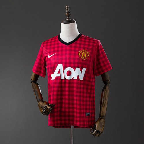 Manchester United M-U 12/13 Home Retro Jersey S-XXL