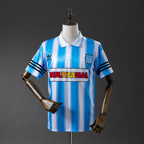 Racing Club Racing Club de Avellaneda 1995 Home Retro Jersey S-XXL