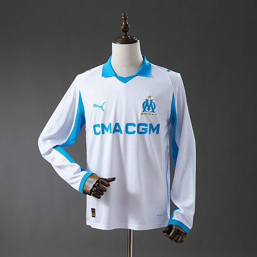 Olympique de Marseille Marseille 25/26 Home Long-sleeved Jersey S-4XL