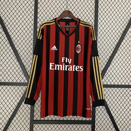 AC Milan Retro long sleeve AC13/14 Milan home S-XXL