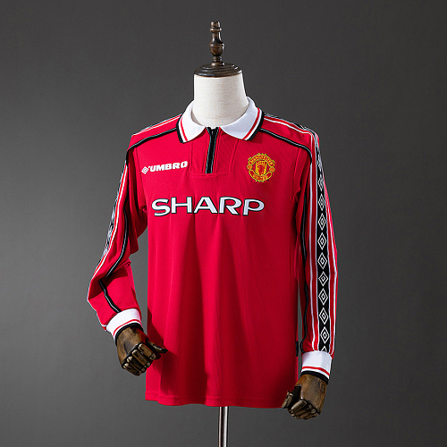 Manchester United Retro long-sleeved 98/99 M. United home S-XXL