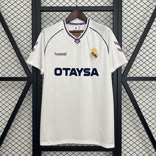 Real Madrid Retro Real Madrid 90/92 Home S-XXL