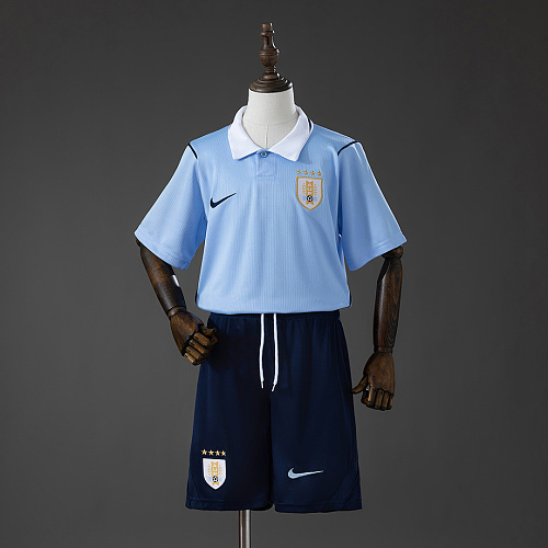 Uruguay Uruguay 2026 Home Kids Kit Jersey Size 16-28