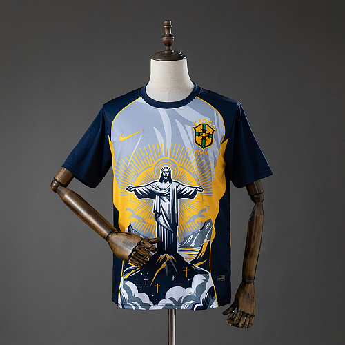 Brazil Brazil 2026 Christ the Savior - Yellow Jersey S-XXL