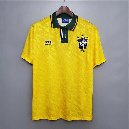 Brazil Retro Brazil 91/93 home S-XXL
