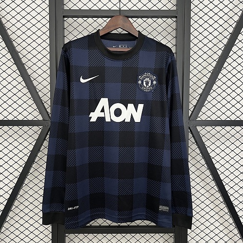 Manchester United Retro Long Sleeve M-U 13/14 Black S-XXL