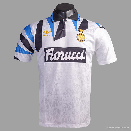 Inter Milan 92/93 Inter Milan Away Retro Soccer Jersey