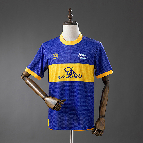 Deportivo Alavés Deportivo Alavés 00/01 Home (UEFA Champions League Final Edition) Retro Jersey S-XXL