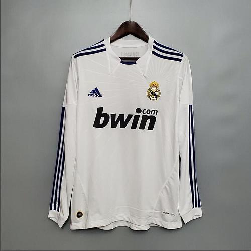 Real Madrid Retro Real Madrid 10/11 Long sleeve home S-XXL