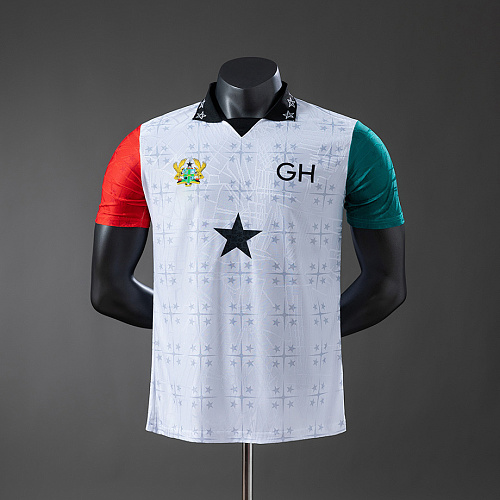 Ghana Ghana 2025 Commemorative Edition - White Player Version Jersey S-XXL