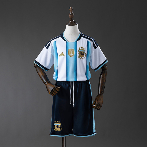 Argentina Argentina 2026 Home Kids Kit Jersey Size 16-28