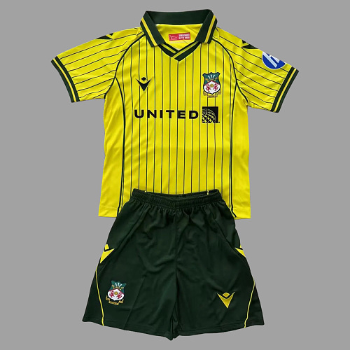 Wrexham 25/26 Wrexham Away Kids Soccer Jersey Size 16-28