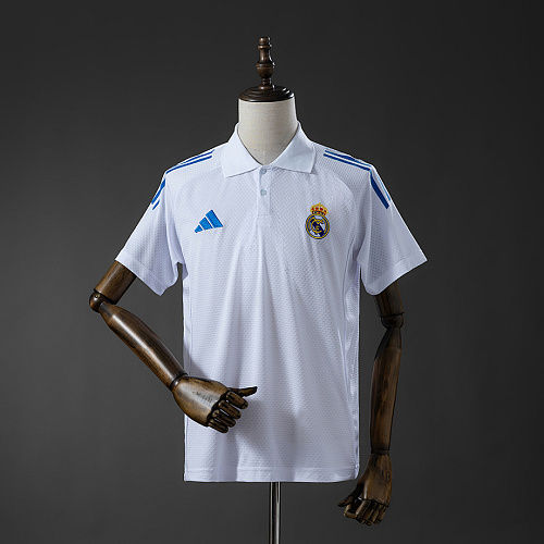 Real Madrid Real Madrid 25/26 POLO - White S-XXL