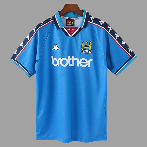 Manchester City 97/99 Manchester City Home Retro Soccer Jersey