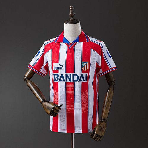 Atletico Madrid Atletico Madrid 96/97 Home Retro Jersey S-XXL