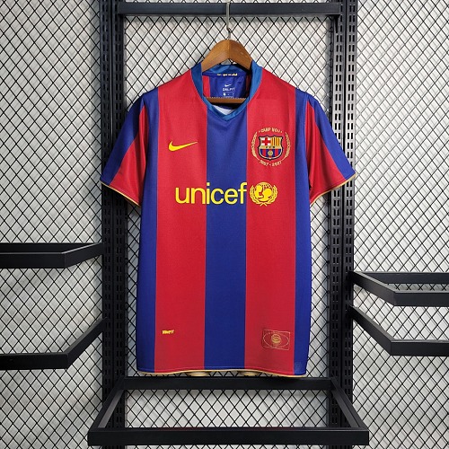 Barcelona Retro 07-08 Barcelona Home Size S-XXL