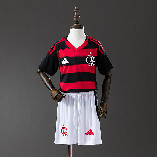 Flamengo Flamengo 25/26 Home kids kit Jersey SIZE 16-28