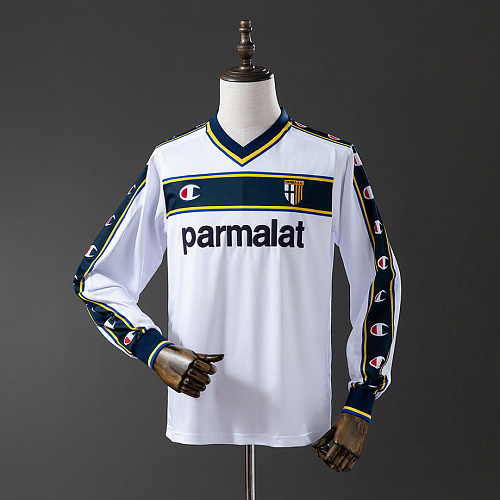 Parma Calcio Parma Calcio 02/03 Away Long Sleeve Retro Jersey S-XXL