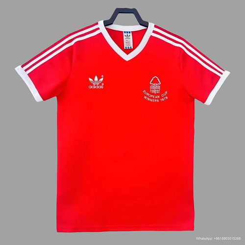 Nottingham Forest 77/80 Nottingham Forest Home Retro Soccer Jersey