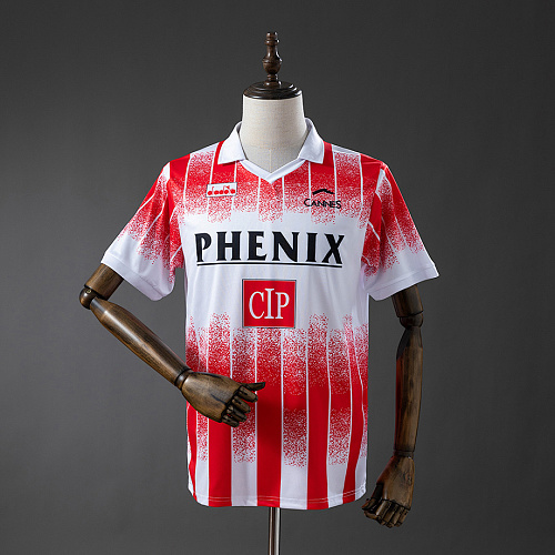 AS Cannes AS Cannes 91/92 Home Retro Jersey S-XXL