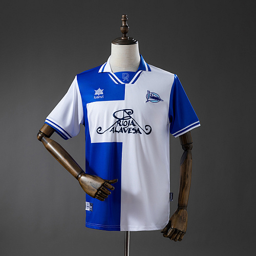 Deportivo Alavés Deportivo Alavés 00/01 Home Retro Jersey S-XXL
