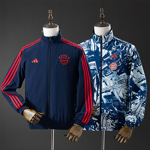Bayern Munich 25/26 Bayern Munich Trench Coat Reversible S-3XL