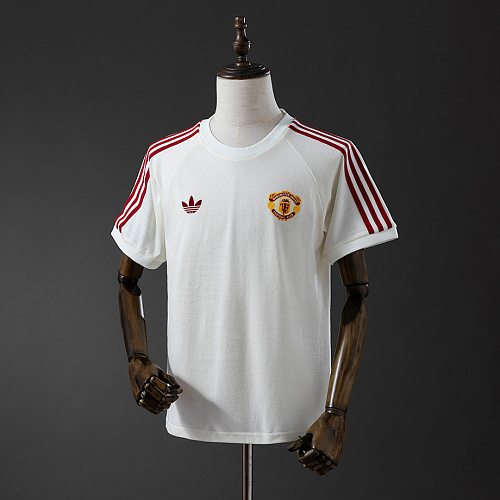 Manchester United M-U Originals 3-stripes beige t-shirt S-3XL