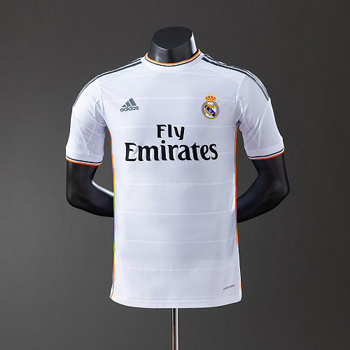 Real Madrid Real Madrid 13/14 Home Player Version Retro Jersey S-3XL