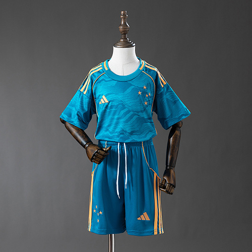 Cruzeiro Cruzeiro 25/26 Third Away Kids Kit Jersey Size 16-28