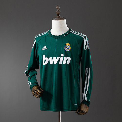 Real Madrid Real Madrid 2012/13 Second Away Long Sleeve Retro Jersey S-XXL